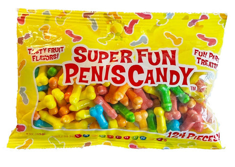 Super Fun Penis Candy 124pc Candy Bag