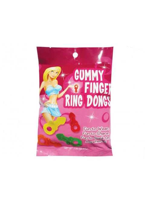 Gummy Finger Ring Dongs 64g