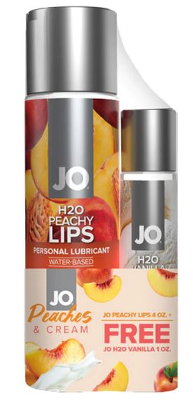 JO H2O Peachy Lips 120ml with FREE Vanilla 30ml