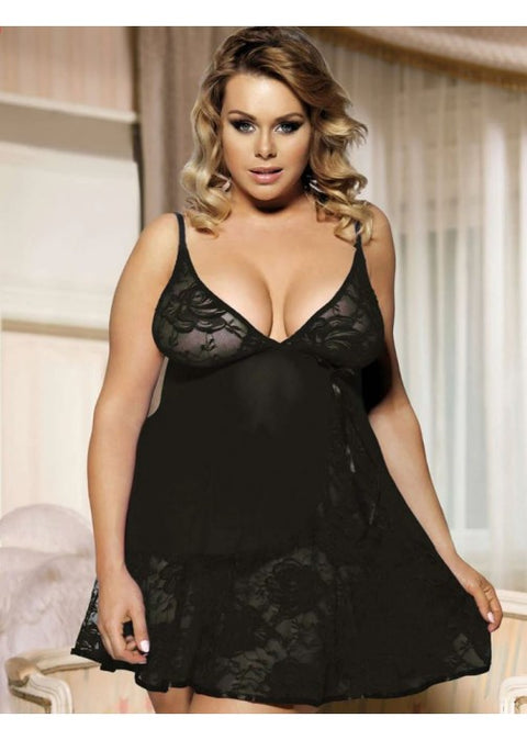 Oh Yeah Chemise Black R80158 3XL
