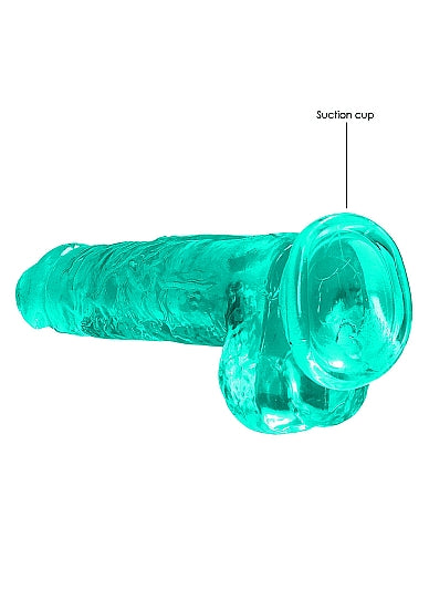 Realrock Dildo with Balls 8" Green