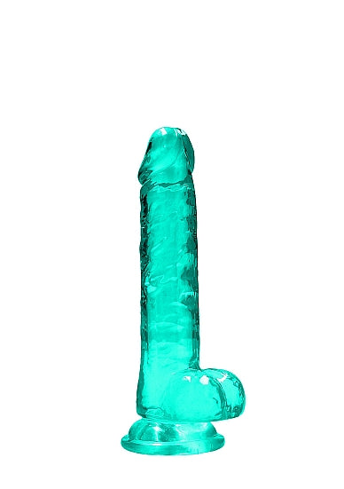 Realrock Dildo with Balls 7" Green