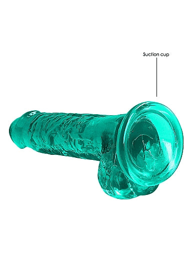Realrock Dildo with Balls 7" Green