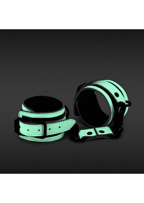 Glo In The Dark Bondage Wrist Cuffs