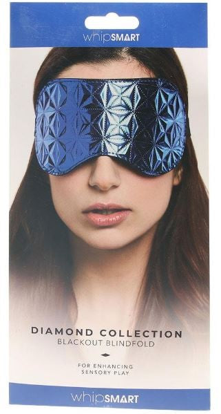 Whip Smart Blackout Blindfold - Blue