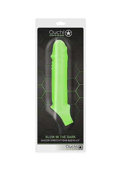 Ouch Glow In The Dark - Smooth Stretchy Penis Sleeve