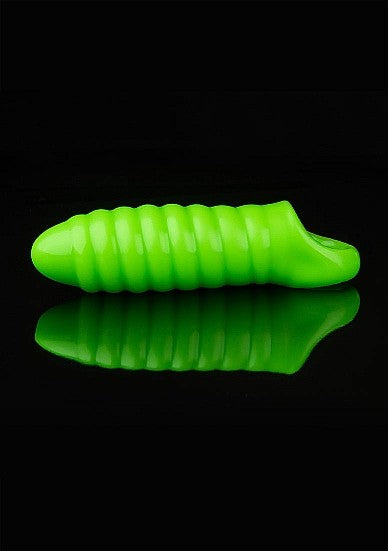 Ouch Glow In The Dark - Swirl Thick Stretchy Penis Sleeve