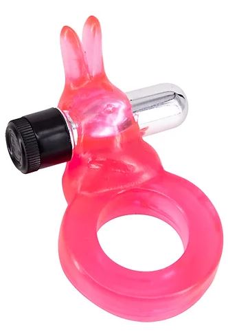 Jelly Rabbit Ultra Soft Cock Ring Red