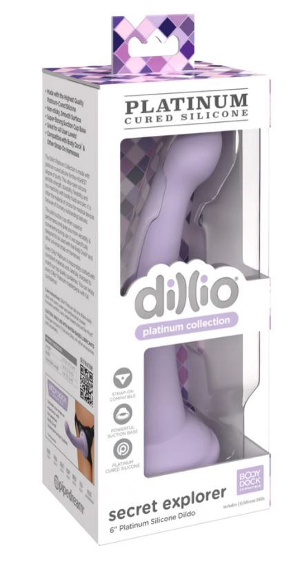 Dillio Platinum Secret Explorer 6"  Purple