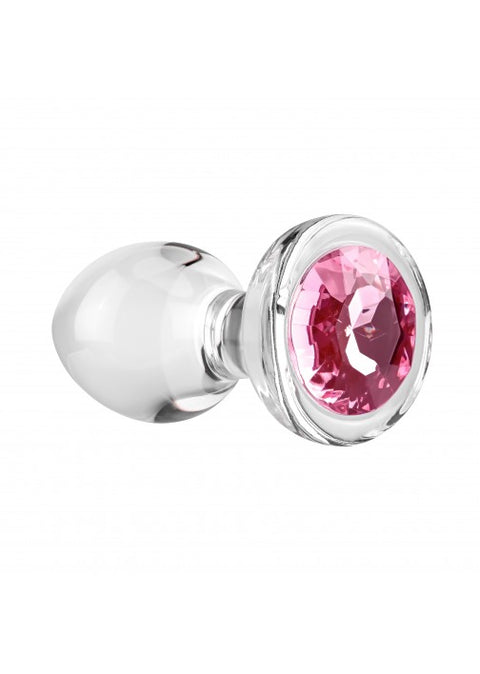 Adam & Eve Pink Gem Glass Medium