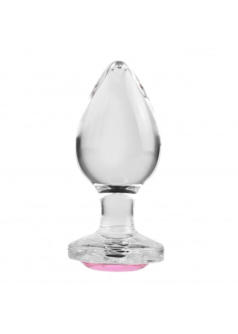 Adam & Eve Pink Gem Glass Large