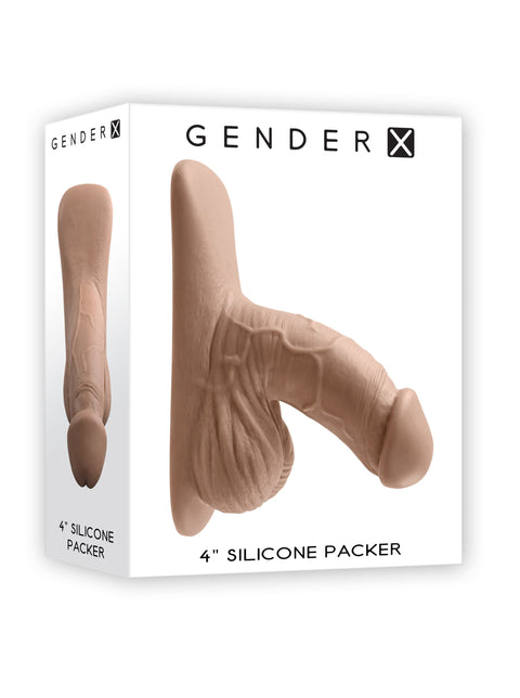 Gender X 4" Silicone Packer Medium