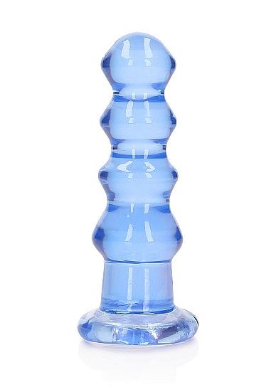 Realrock 5.5" Crystal Curvy Dildo Blue