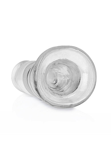 Realrock 5.5" Crystal Curvy Dildo Clear