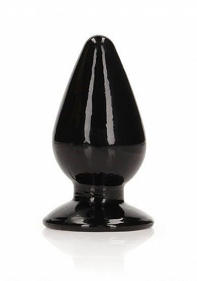 Realrock 3.5" Crystal Clear Plug Black