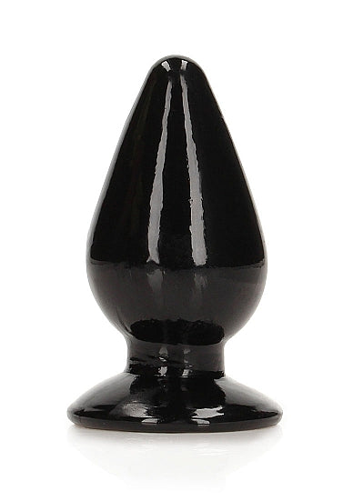 Realrock 4.5" Crystal Clear Plug Black