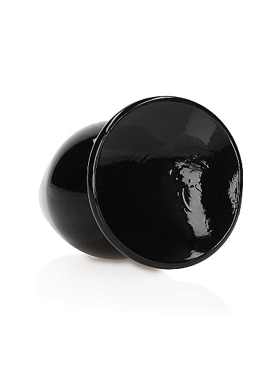 Realrock 4.5" Crystal Clear Plug Black