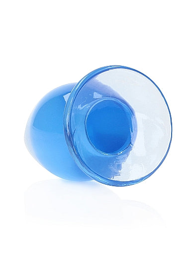 Realrock 4.5" Crystal Clear Plug Blue