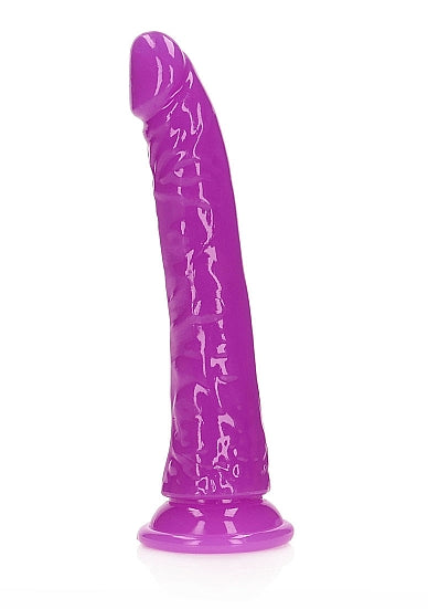 Realrock 7" Glow-N-Dark Dildo Purp