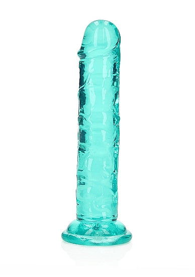 Realrock 6" Crystal Clear Dildo Green