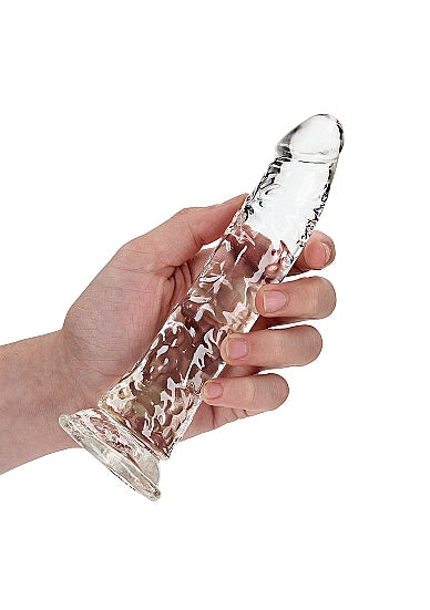 Realrock 7" Slim Dildo Clear