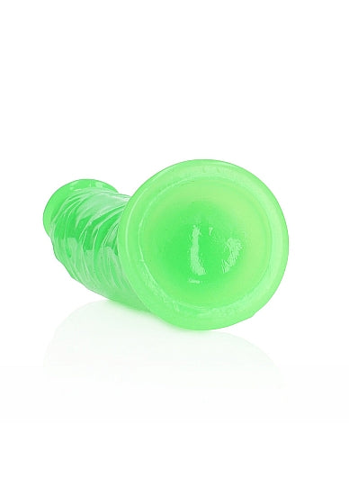 Realrock 6" Glow-N-Dark Dildo Green