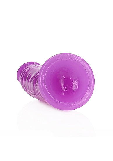 Realrock 6" Glow-N-Dark Dildo Purple