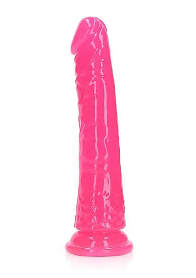 Realrock 6" Glow-N-Dark Dildo Pink