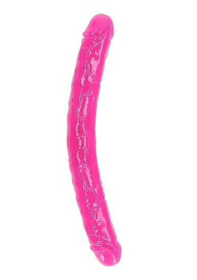 Realrock 15" Glow-N-Dark Double Dong Pink