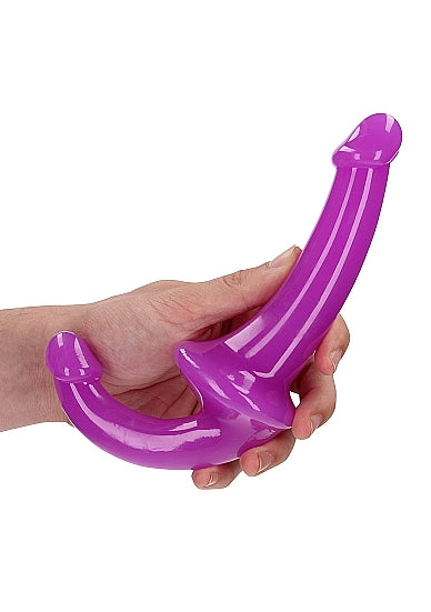 Realrock 6" Glow Strapless Strap Purp