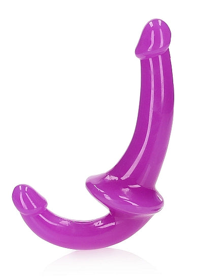 Realrock 6" Glow Strapless Strap Purp