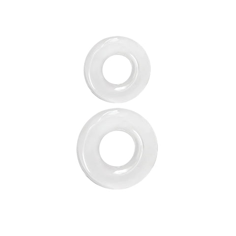 Renegade Double Stack Rings Clear