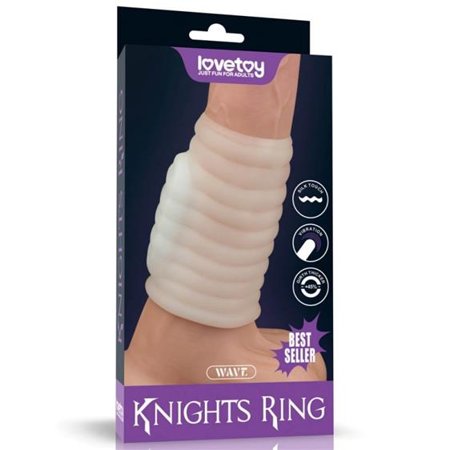 Lovetoy Knights Ring Wave White 114