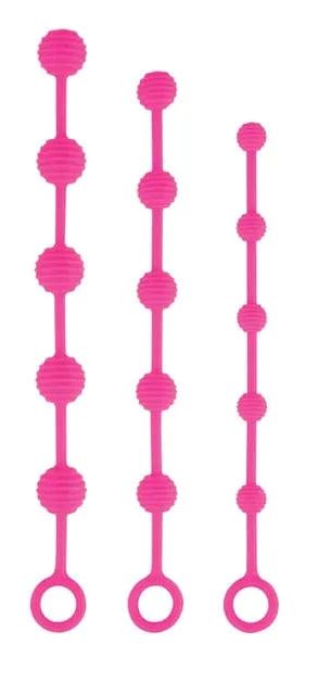 Bead Delight Silicone Anal Beads - Pink