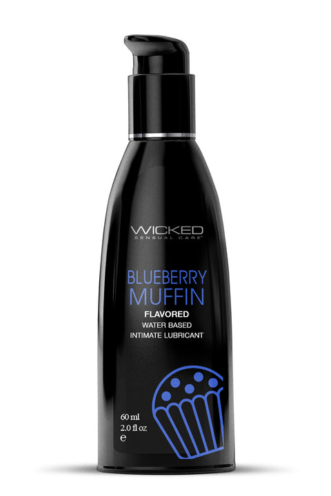 Wicked Aqua Blueberry Muffin Flavoured Lube 60ml