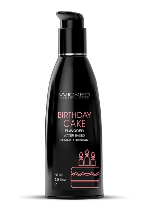 Wicked Aqua Birthday Cake Flavoured Lube 60ml