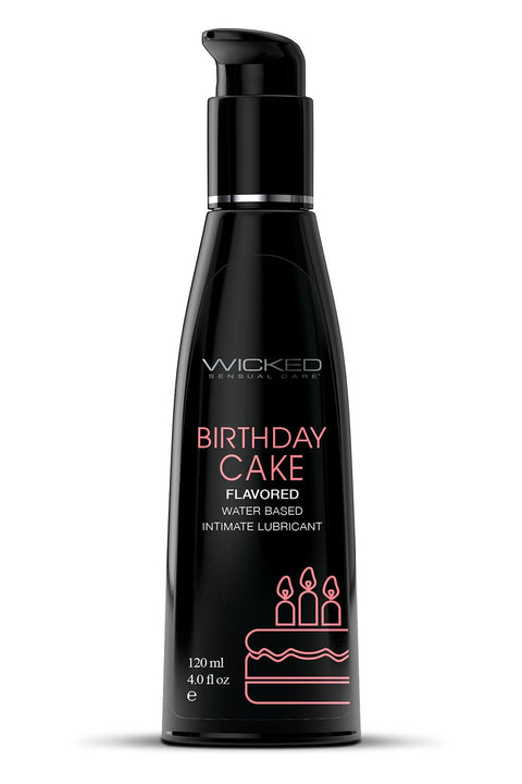 Wicked Aqua Birthday Cake Flavoured Lube 120ml