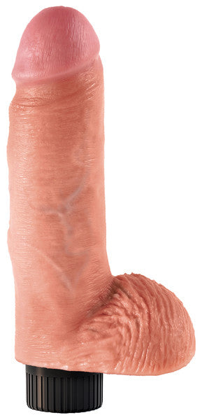 King Cock 7" Vibrating Cock with Balls