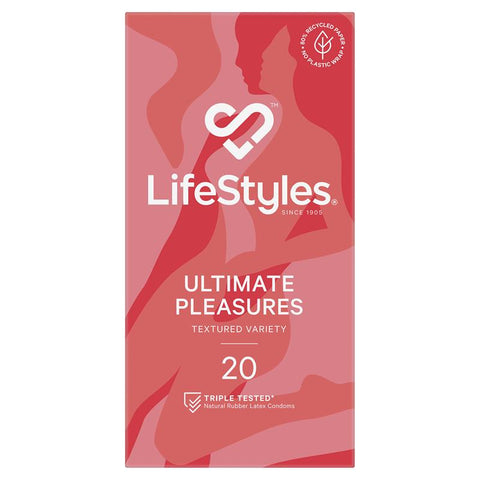 Condoms Ultimate Pleasures 20 Pack