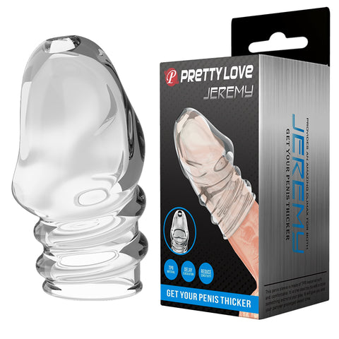Pretty Love Jeremy Penis Sleeve - Clear