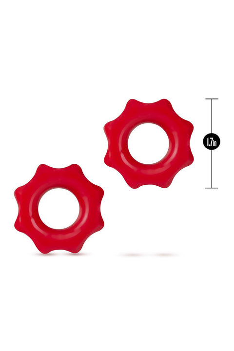 Stay Hard Nutz Red Set of 2