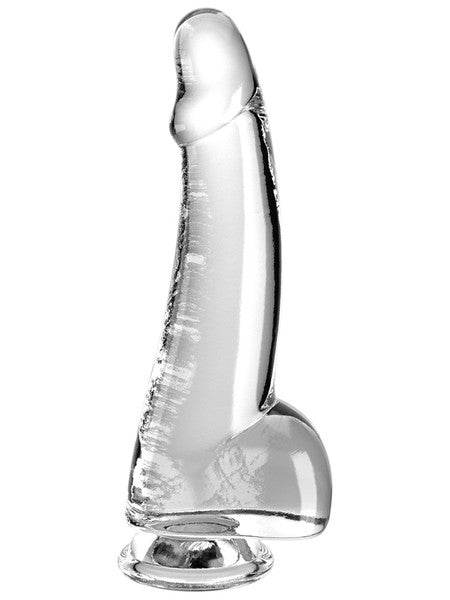 King Cock Clear 7.5" with Balls