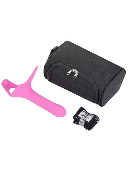 Perfect Fit Zoro Strap On With Bag Pink 6.5"