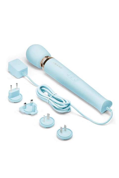 Le Wand Plug In Massager Sky Blue