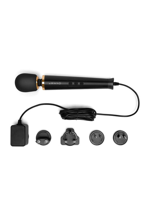 Le Wand Petite Plug In Massager Black