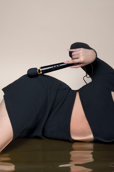 Le Wand Petite Plug In Massager Black