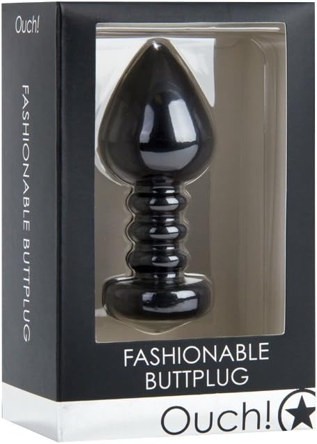 Ouch Fashionable Butt Plug Black
