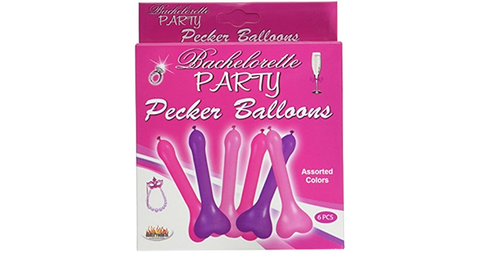Pecker Balloons 6pk