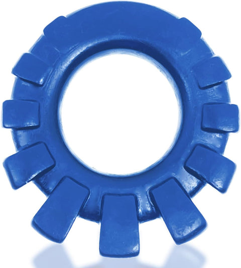 Oxballs Cock-Lug Silicone Comfort Cockring - Blue