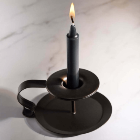 Lacire Drip Pillar Candles Black